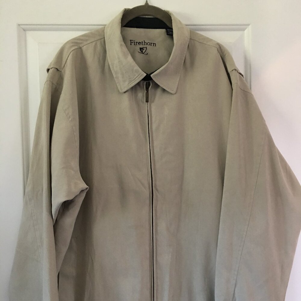 Firethorn Men's Lightweight Jacket Cream Color/ Beige Size Large